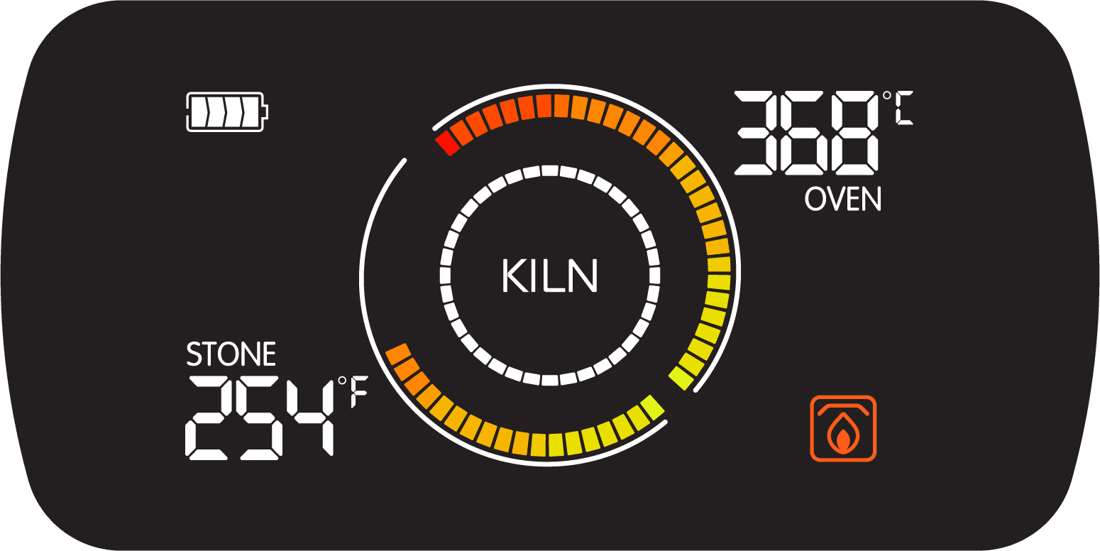 Gozney Dome Digitale Temparaturanzeige