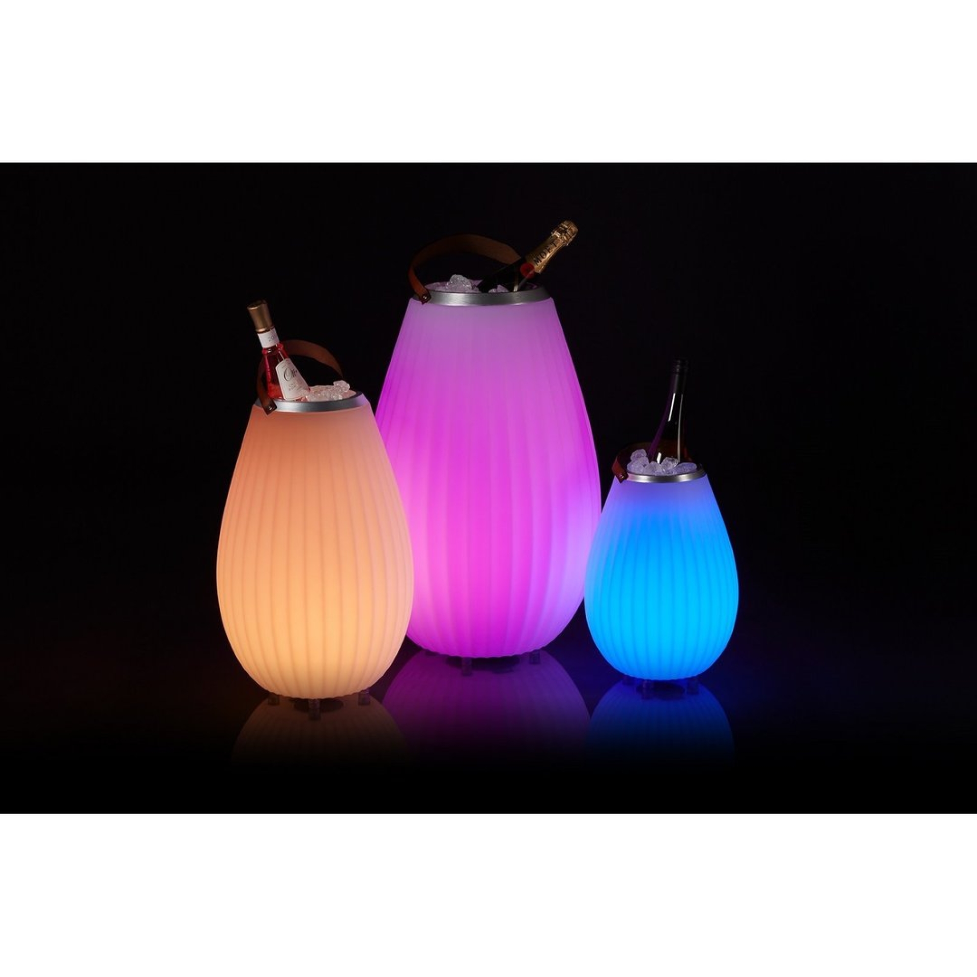 JOOULY 50 - Getränkekühler mit LED Licht und Bluetooth Lautsprecher - 2020 Generation