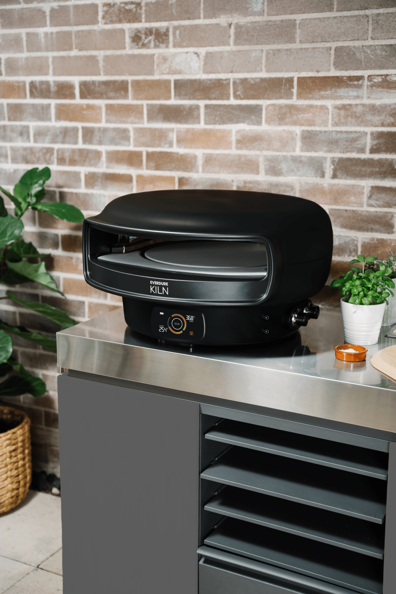 Everdure Kiln DR matt schwarz