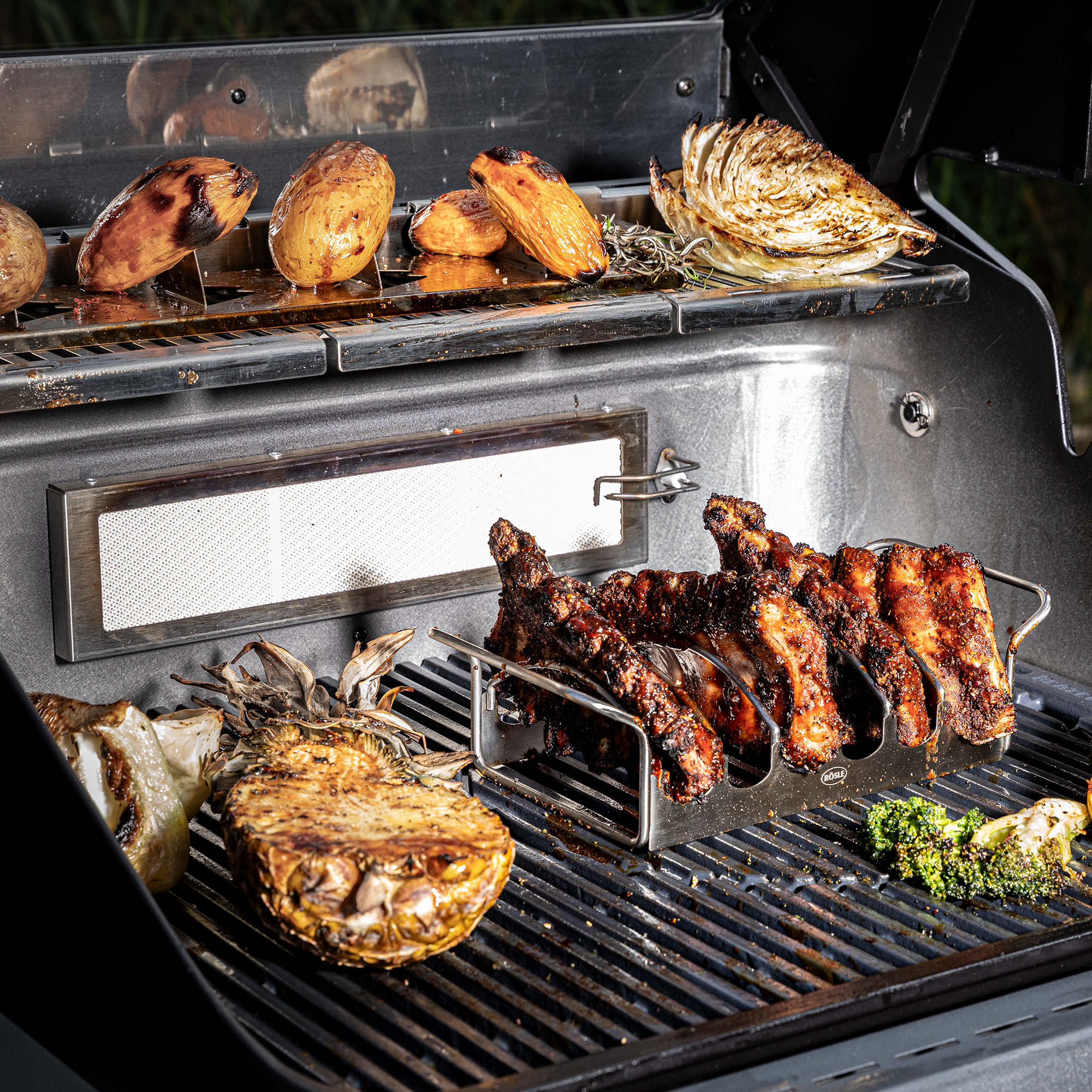rösle grill im einsatz